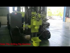 Máy điều khiển đống năng lượng mặt trời di động Máy điều khiển đống năng lượng mặt trời Photovoltaic Hydraulic Drilling Rig