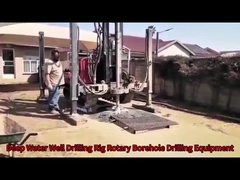 Máy khoan giếng nước thủy lực Máy khoan lỗ quay Máy khoan giếng nước di động