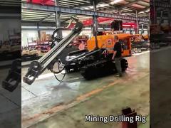 Máy khoan DTH loại tách Máy khoan lỗ khoan sâu 30m Máy khoan bánh xích Máy khoan khai thác mỏ