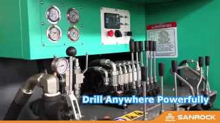 Máy khoan thủy lực Khai thác máy khoan lỗ khoan đá cứng Máy khoan bánh xích DTH