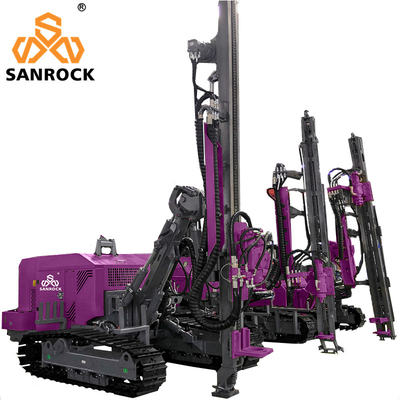 Chất lượng  Depth 50m Hydraulic DTH Drilling Machine Rotary Borehole Drilling Rig Mining Machinery Nhà máy