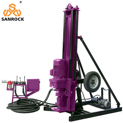 Chất lượng  Hydraulic Borehole Deep Rock Drilling Rig Portable Pneumatic Mining Drilling Rig Machine Nhà máy