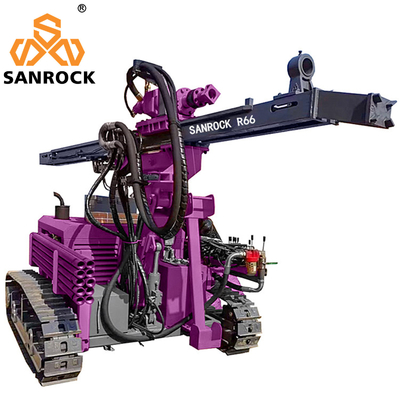 Khoáng sản lỗ nổ khoan bề mặt DTH khoan khoan lực nâng 35KN máy khoan Crawler