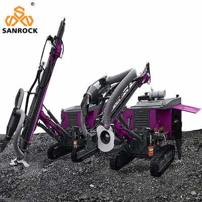 Đường khoan thủy lực DTH Rotary Blast Hole Deep 60m Crawler Mining Drilling Equipment