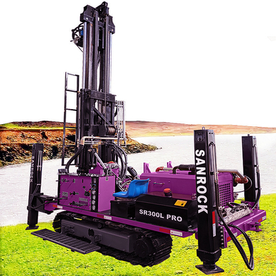 Thiết bị khoan nước sâu Crawler Máy khoan giếng nước với hệ thống điều khiển thủy lực
