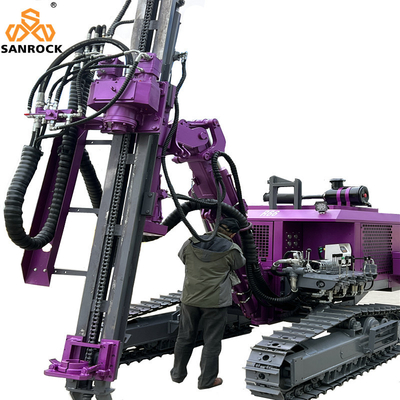Mỏ đá Blast Hole Bore Rig Hydraulic DTH máy khoan bề mặt khoan