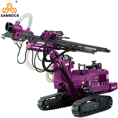Crawler khoan khoan lực nâng 25KN thủy lực DTH khoan khoan khoan khai thác xuống máy khoan lỗ