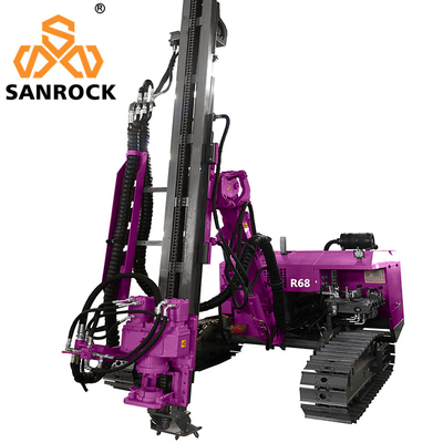 Máy khoan DTH tách rời khai thác Máy khoan thủy lực sâu 50m Blasthole