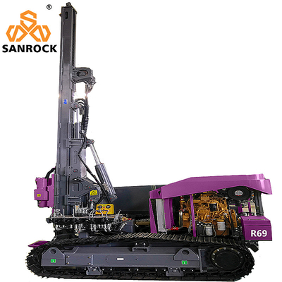 Máy điều khiển đống năng lượng mặt trời Photovoltaic Hydraulic Pile Drilling Rig Ground Screw Pile Driver