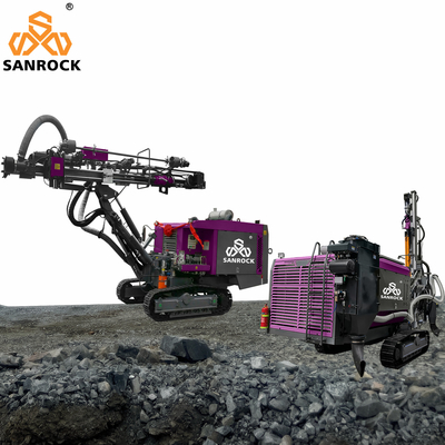 Thiết bị khoan tích hợp 194kw Máy ​​khai thác bánh xích lỗ khoan quay Máy khoan DTH