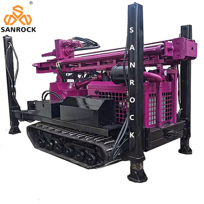 Máy khoan lỗ thủy lực Yunnei Động cơ Crawler Máy khoan giếng nước 4800 KG
