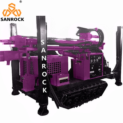 Máy khoan lỗ thủy lực Yunnei Động cơ Crawler Máy khoan giếng nước 4800 KG