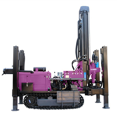180m Depth Well Drilling Rig Crawler Mounted Rotary Drill Rig cho khoan đường kính 140-254mm