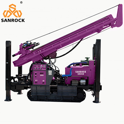 Máy khoan giếng nước diesel Crawler Máy khoan giếng nước thủy lực Giá
