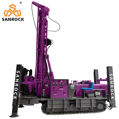 Crawler nước giếng khoan Rig đầy đủ thủy lực nước giếng khoan thiết bị bán