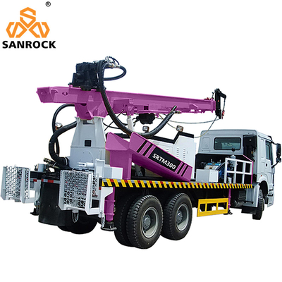 Máy khoan giếng nước sâu Xe tải khoan thủy lực Cầm khoan nước gắn máy khoan giếng