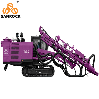 Crawler Top Hammer Drill Rig Thiết bị khai thác Máy khoan lỗ quay thủy lực