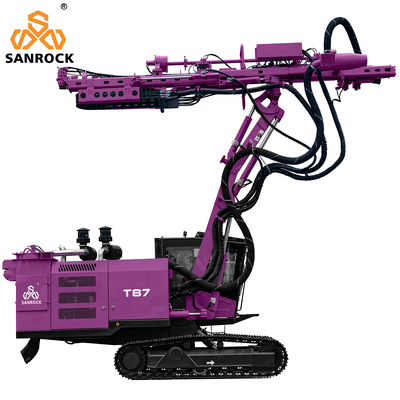 Top Hammer DTH Drill Rig Crawler Khai thác thủy lực Máy khoan lỗ khoan