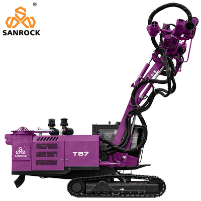 Crawler Top Hammer Drill Rig Thiết bị khai thác Máy khoan lỗ quay thủy lực