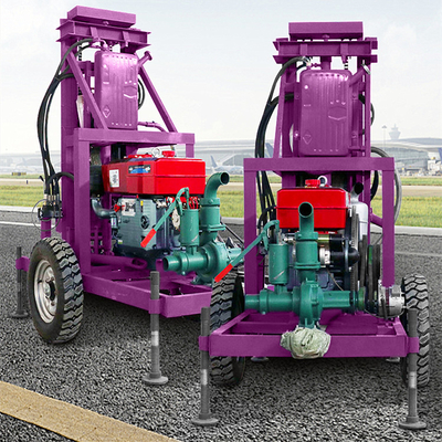 Máy khoan giếng nước thủy lực Độ sâu 150m Máy khoan giếng nước nhỏ