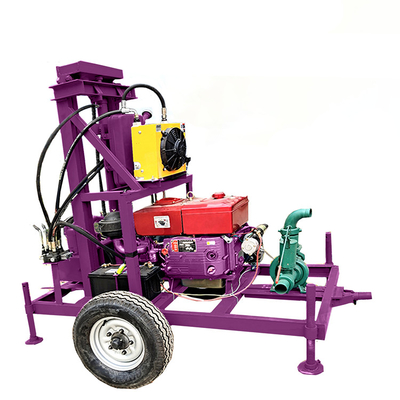 Máy khoan giếng nước thủy lực Độ sâu 150m Máy khoan giếng nước nhỏ