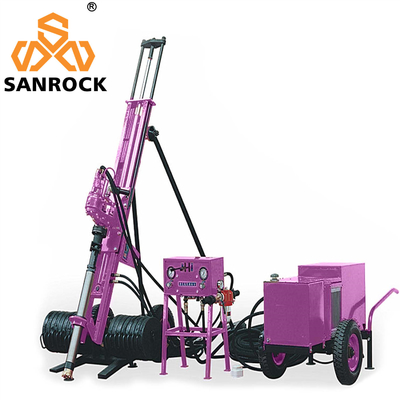 Bucket DTH Drill Rig Mining Machinery Rock Blast Hole Máy khoan thủy lực DTH