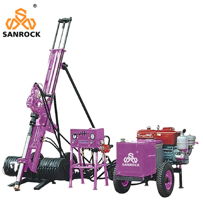 Bucket DTH Drill Rig Mining Machinery Rock Blast Hole Máy khoan thủy lực DTH