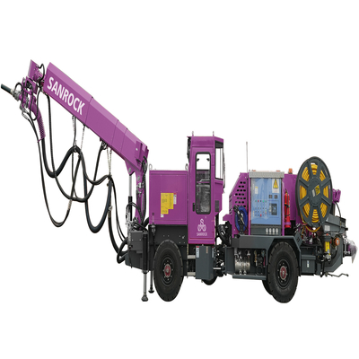 Xây dựng đường hầm khai thác mỏ Máy xăng nhựa thủy lực Thiết bị phun bê tông ướt