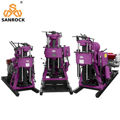 Diamond Core Drilling Rig Khảo sát địa chất 200m Thiết bị khoan lõi thủy lực
