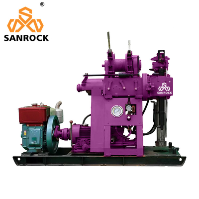Diamond Core Drilling Rig Khảo sát địa chất 200m Thiết bị khoan lõi thủy lực
