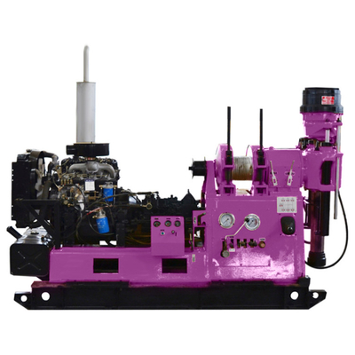 Diamond Core Drilling Rig Khảo sát địa chất 200m Thiết bị khoan lõi thủy lực