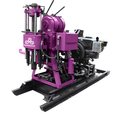 Diamond Core Drilling Rig Khảo sát địa chất 200m Thiết bị khoan lõi thủy lực