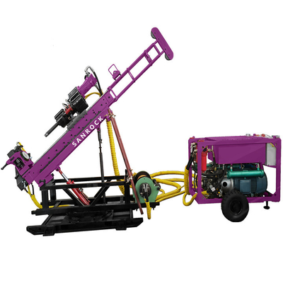 Đàn khoan khoan lõi khai thác mỏ Đàn khoan khoan lõi đường hầm thăm dò theo chiều ngang thủy lực