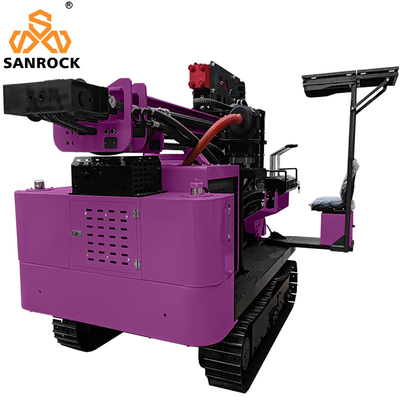 Máy lái đống quay năng lượng mặt trời Photovoltaic Thiết bị xây dựng Hydraulic Pile Drilling Rig