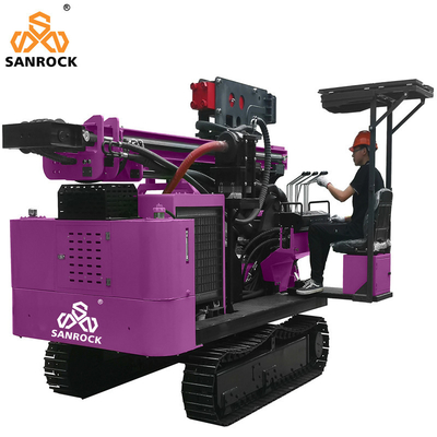 Máy đẩy đống Đồ cầm mặt trời Máy đẩy đống Hydraulic Diesel Pile Driver Machine