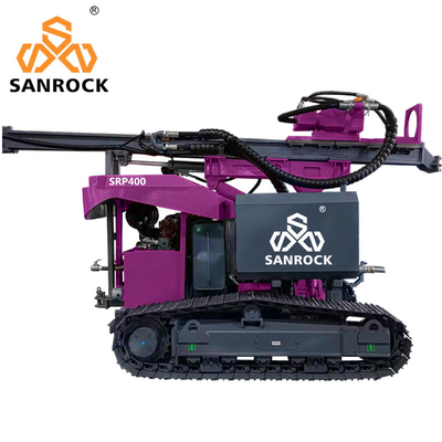Máy lái đống năng lượng mặt trời Diesel Đường cao tốc Guardrail Đống lái xe Rig Vít Đống lái xe