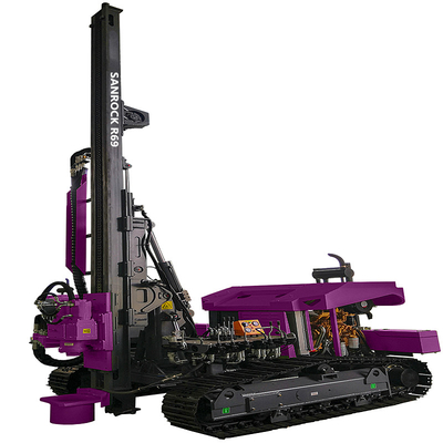 Máy điều khiển đống năng lượng mặt trời Photovoltaic Hydraulic Pile Drilling Rig Ground Screw Pile Driver