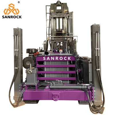 500m sâu thủy lực giếng nước khoan thiết bị Crawler nước khoan máy
