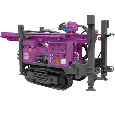 Crawler nước giếng khoan Rig đầy đủ thủy lực nước giếng khoan thiết bị bán