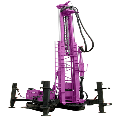 Máy khoan giếng nước diesel Crawler Máy khoan giếng nước thủy lực Giá