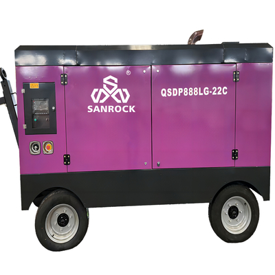 Máy nén không khí vít xoay Lượng 221 KW Máy nén không khí vít ồn thấp