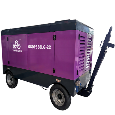 Máy nén khí vít động cơ dầu diesel áp suất cao