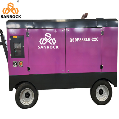 Máy nén khí vít động cơ dầu diesel áp suất cao