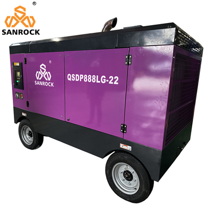 Máy nén khí vít động cơ dầu diesel áp suất cao