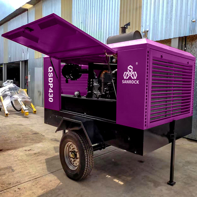 Máy nén khí vít diesel máy nén khí vít di động nhỏ