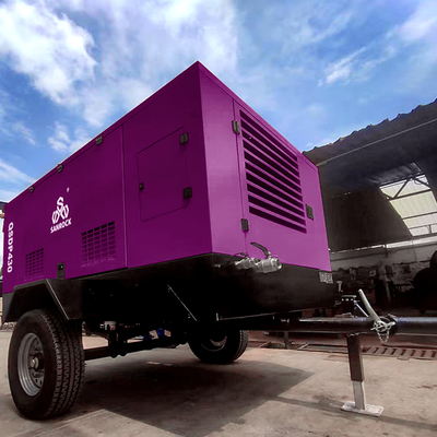 Máy nén khí vít diesel máy nén khí vít di động nhỏ