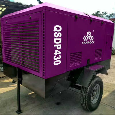 Máy nén khí vít diesel máy nén khí vít di động nhỏ