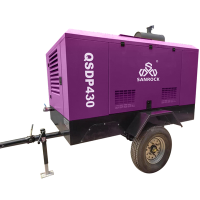 Máy nén không khí vít mini Máy máy nén không khí vít động cơ diesel