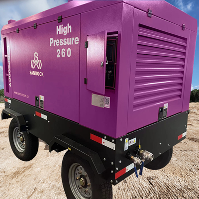 Thiết bị nén vít diesel áp suất cao khai thác mỏ