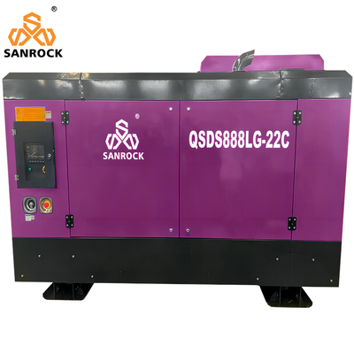 Máy nén khí vít diesel 221KW Máy nén khí vít nước áp suất cao